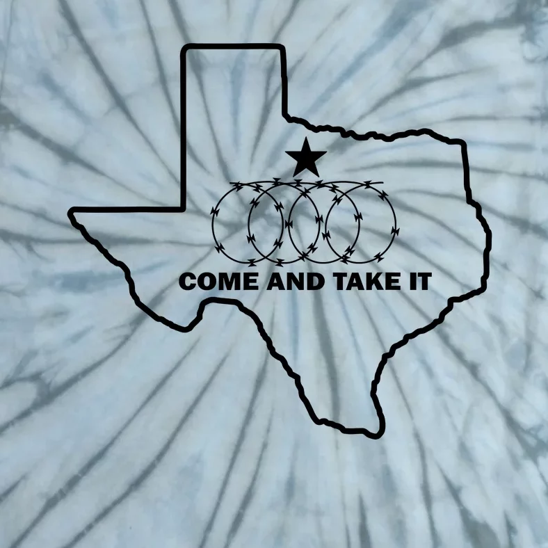 Texas Barbed Wire Come And Take It Tie-Dye T-Shirt