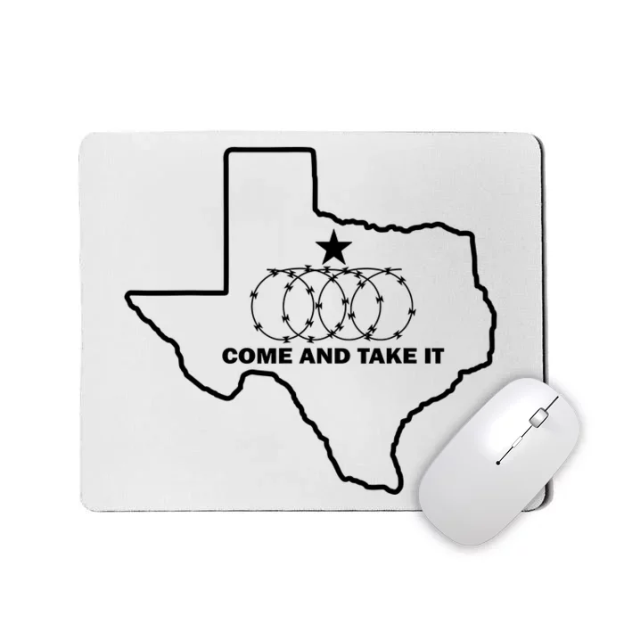 Texas Barbed Wire Come And Take It Mousepad