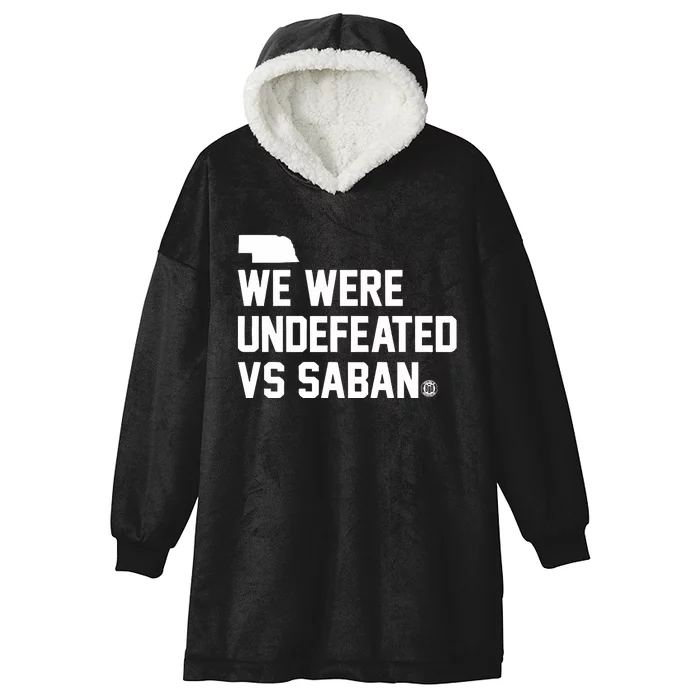 Triple B We Were Undefeated Vs Saban Hooded Wearable Blanket