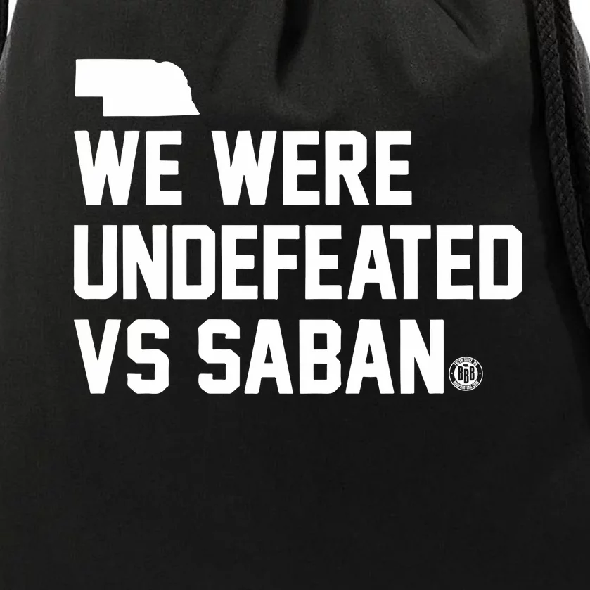 Triple B We Were Undefeated Vs Saban Drawstring Bag