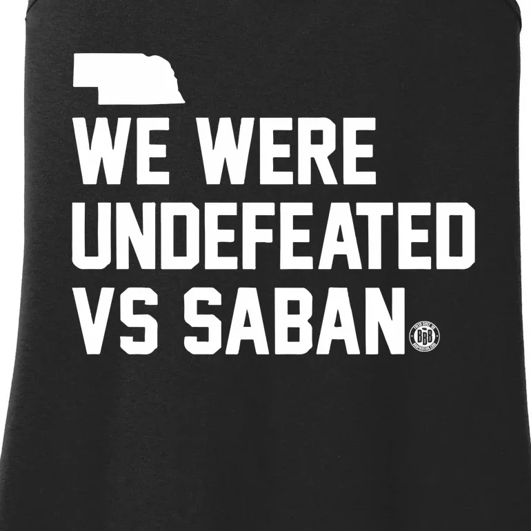 Triple B We Were Undefeated Vs Saban Ladies Essential Tank