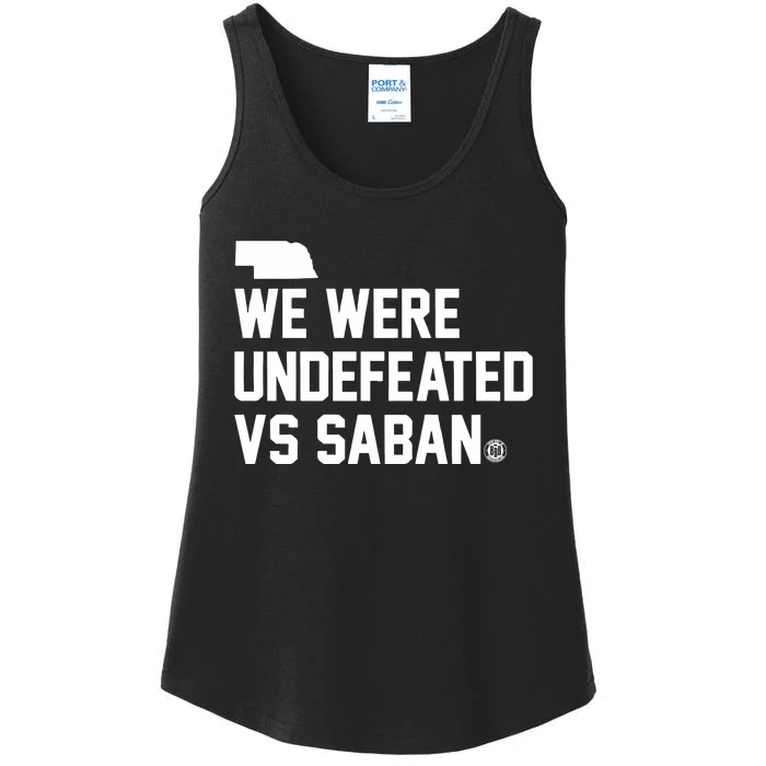 Triple B We Were Undefeated Vs Saban Ladies Essential Tank