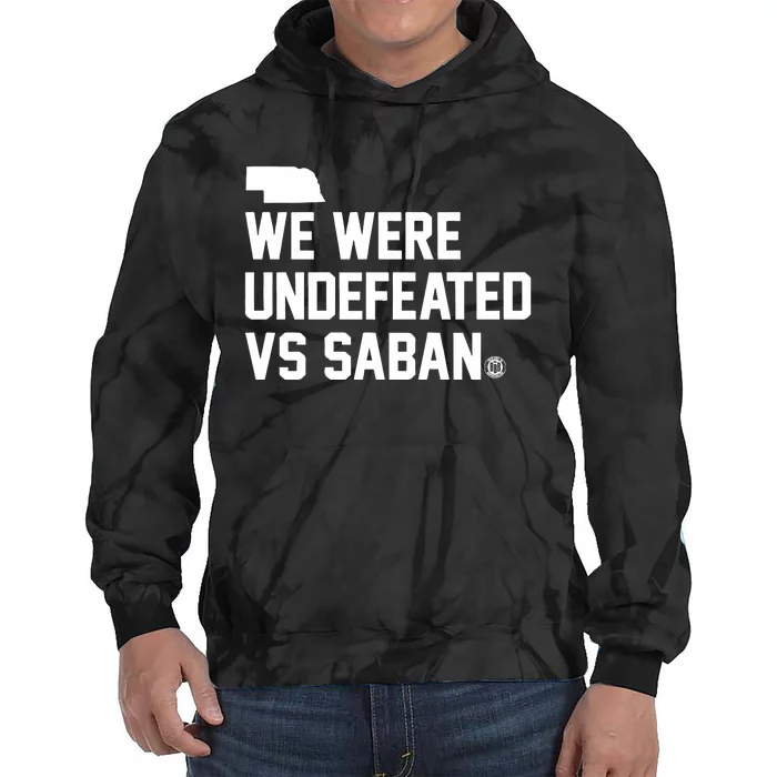 Triple B We Were Undefeated Vs Saban Tie Dye Hoodie