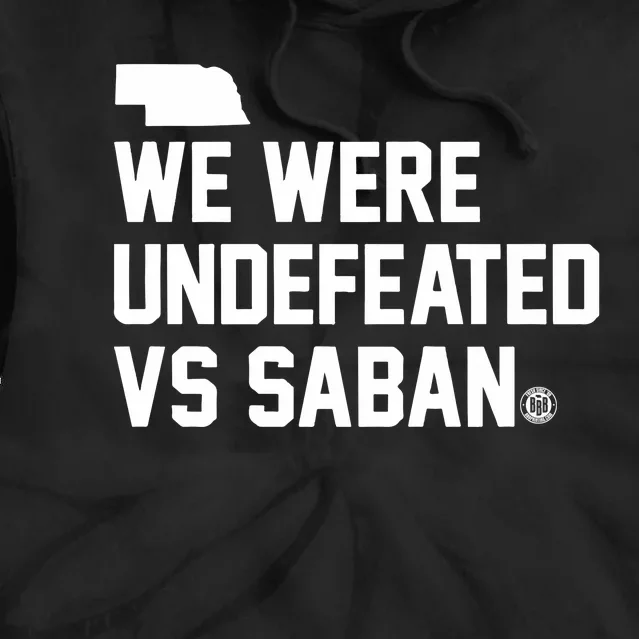 Triple B We Were Undefeated Vs Saban Tie Dye Hoodie