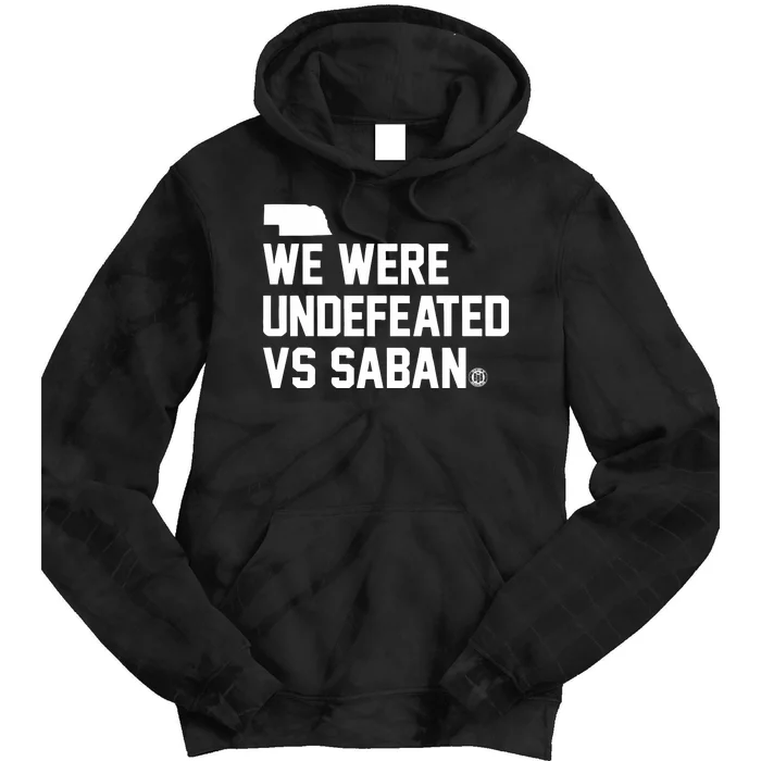 Triple B We Were Undefeated Vs Saban Tie Dye Hoodie