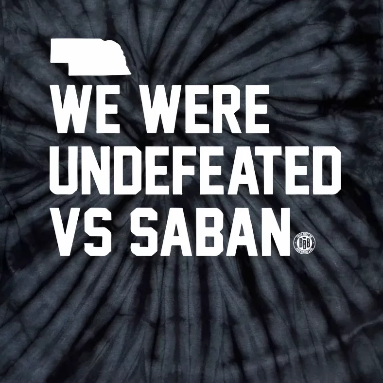 Triple B We Were Undefeated Vs Saban Tie-Dye T-Shirt