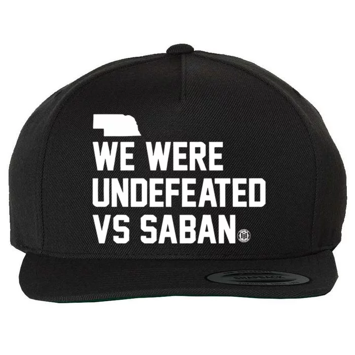 Triple B We Were Undefeated Vs Saban Wool Snapback Cap