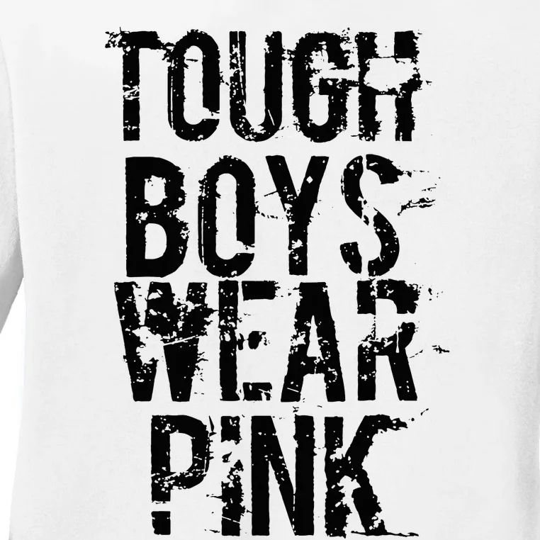 Tough Boy Wear P.I.N..K Ladies Long Sleeve Shirt