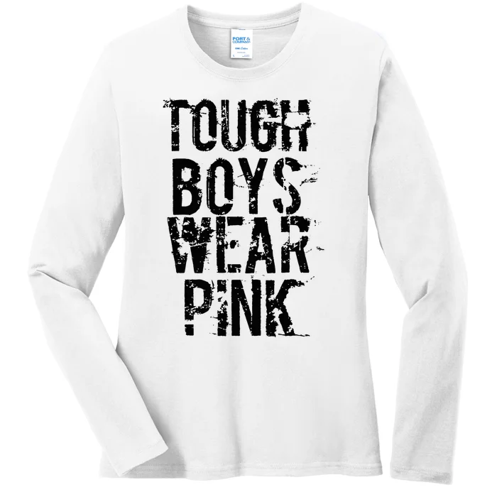 Tough Boy Wear P.I.N..K Ladies Long Sleeve Shirt