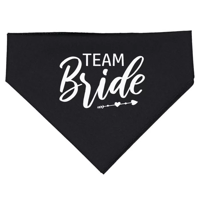 Team Bride Wedding Party USA-Made Doggie Bandana