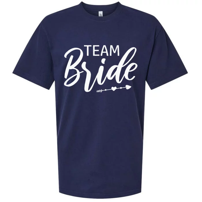 Team Bride Wedding Party Sueded Cloud Jersey T-Shirt