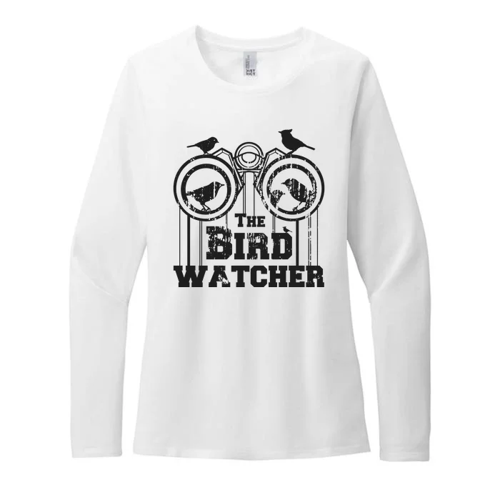 The Bird Watcher Womens CVC Long Sleeve Shirt