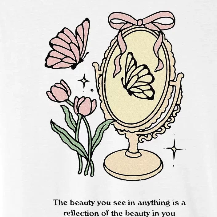 The Beauty You See In Anything Is A Reflection Funny Design ChromaSoft Performance T-Shirt