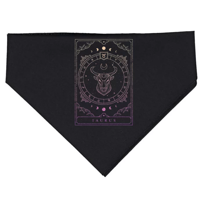 Taurus Birthday Zodiac Sign Astrology Taurus USA-Made Doggie Bandana