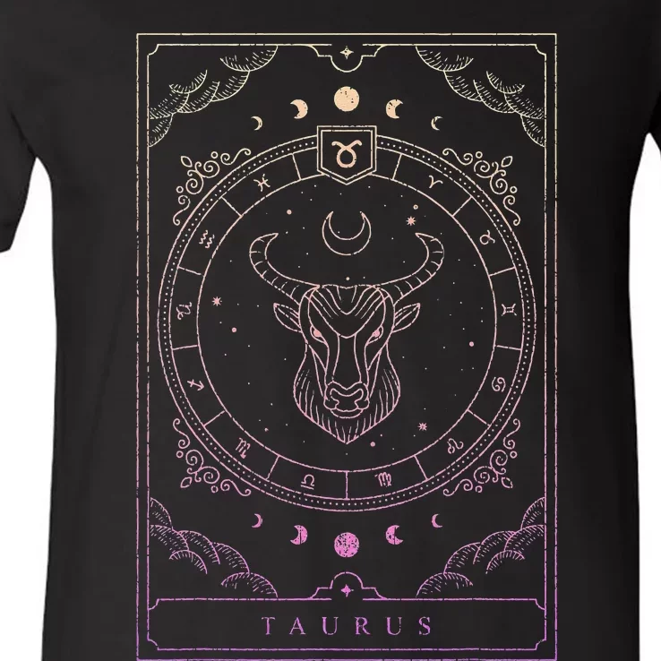 Taurus Birthday Zodiac Sign Astrology Taurus V-Neck T-Shirt