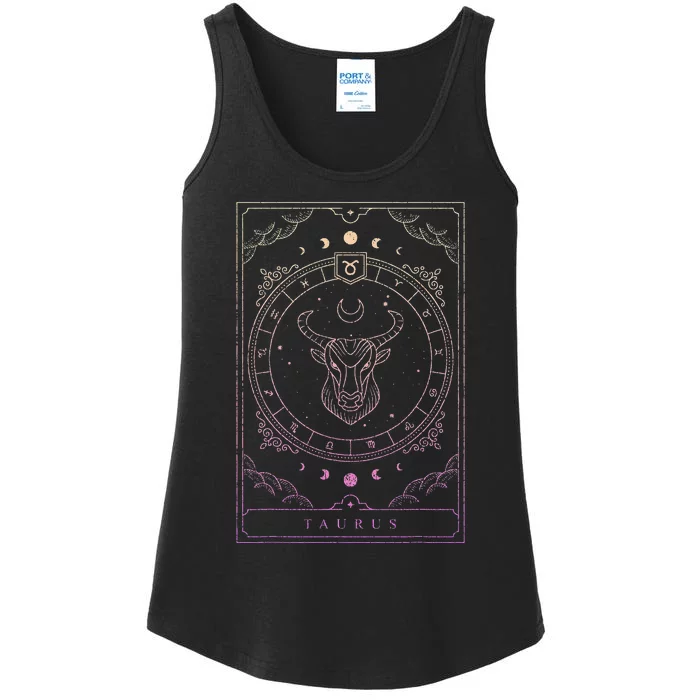 Taurus Birthday Zodiac Sign Astrology Taurus Ladies Essential Tank