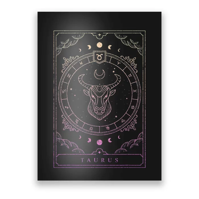 Taurus Birthday Zodiac Sign Astrology Taurus Poster