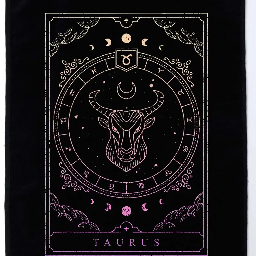 Taurus Birthday Zodiac Sign Astrology Taurus Platinum Collection Golf Towel