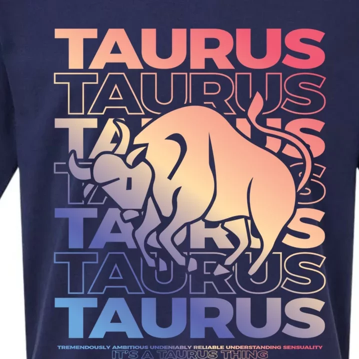 Taurus Bull Zodiac Esoteric Astrology Gift Sueded Cloud Jersey T-Shirt