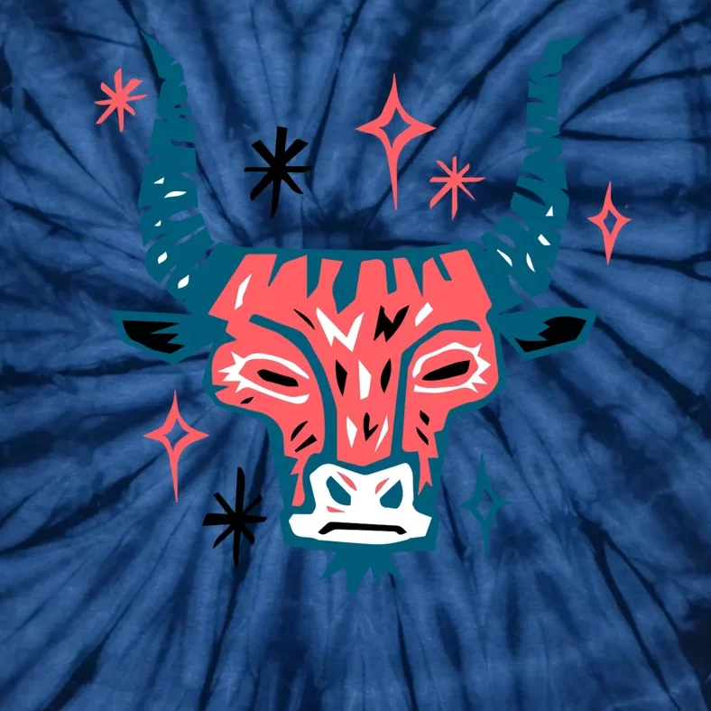 Taurus Bull Zodiac Birthday Tie-Dye T-Shirt