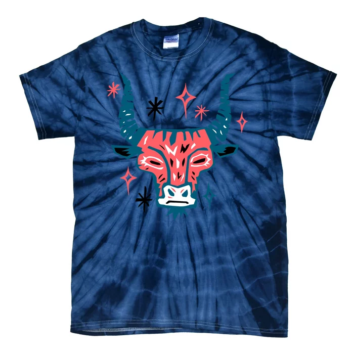 Taurus Bull Zodiac Birthday Tie-Dye T-Shirt