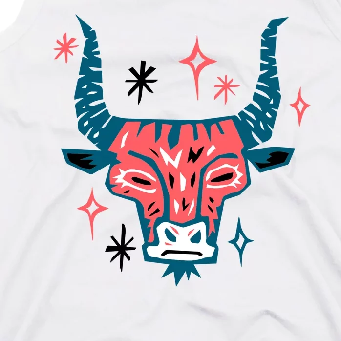 Taurus Bull Zodiac Birthday Tank Top