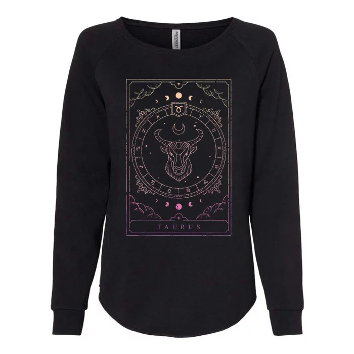 Taurus Birthday Zodiac Sign Astrology Taurus Womens California Wash Sweatshirt