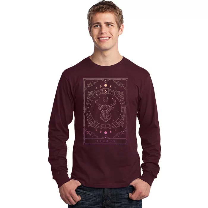 Taurus Birthday Zodiac Sign Astrology Taurus Tall Long Sleeve T-Shirt