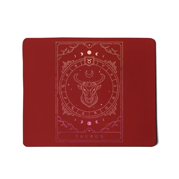 Taurus Birthday Zodiac Sign Astrology Taurus Mousepad