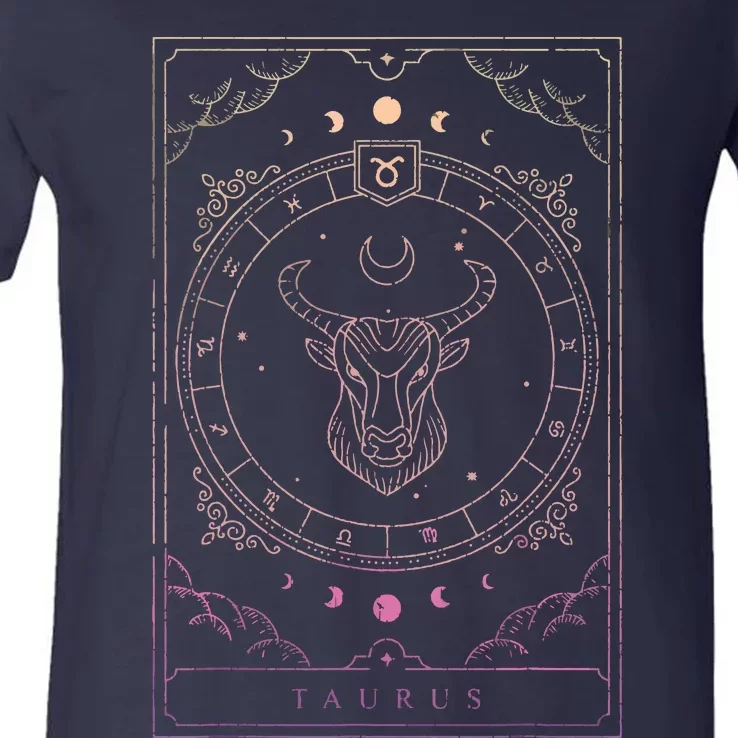 Taurus Birthday Zodiac Sign Astrology Taurus V-Neck T-Shirt