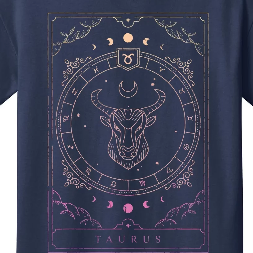 Taurus Birthday Zodiac Sign Astrology Taurus Kids T-Shirt