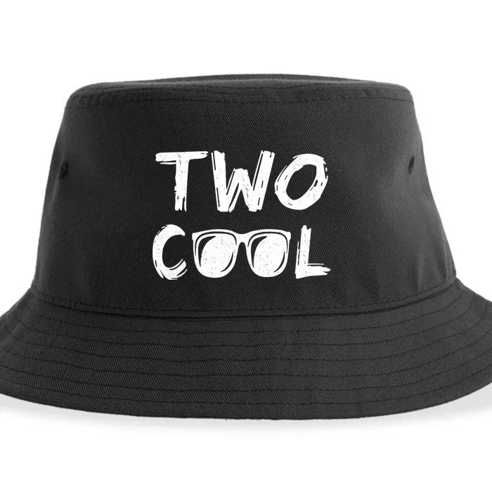 Two Cool 2nd Birthday Gift 2 Year Old Second Bday Sustainable Bucket Hat