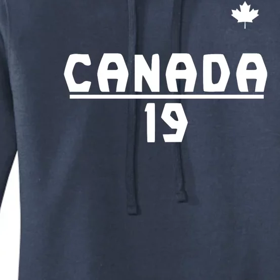 Team Canada 2022 World Cup Alphonso Davies Women's Pullover Hoodie