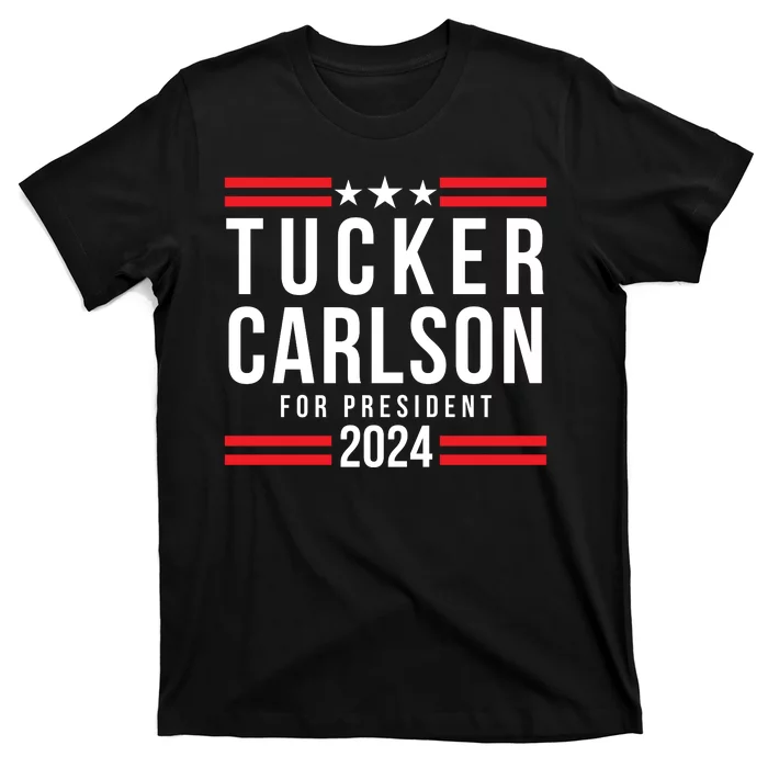 Tucker Carlson 2024 President Elect Tucker Carlson 24 T-Shirt