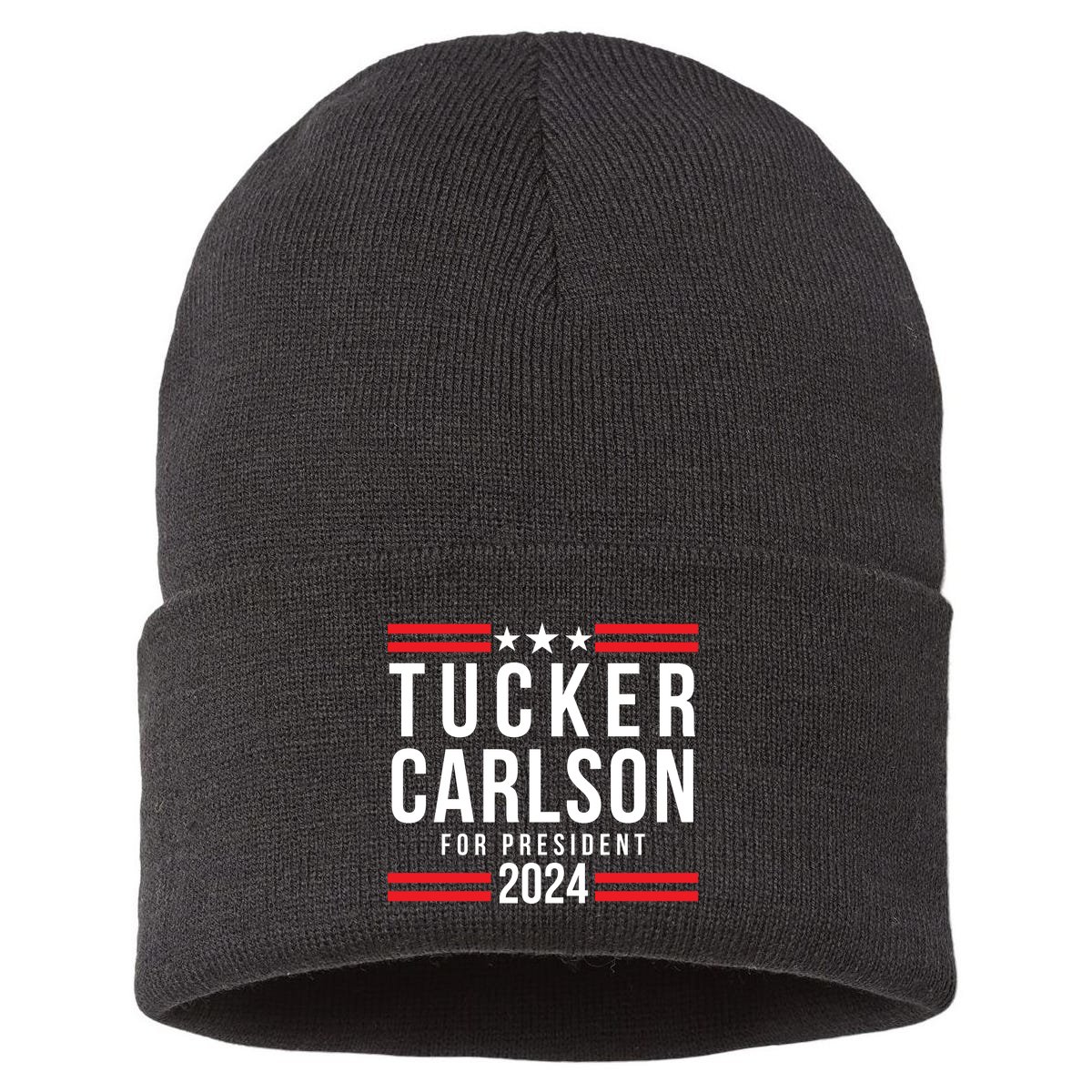 Tucker Carlson 2024 President Elect Tucker Carlson 24 Sustainable Knit ...