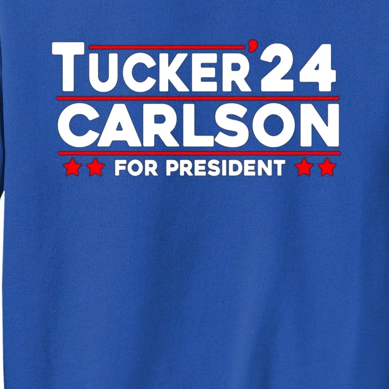 Tucker Carlson 2024 For President Tall Sweatshirt