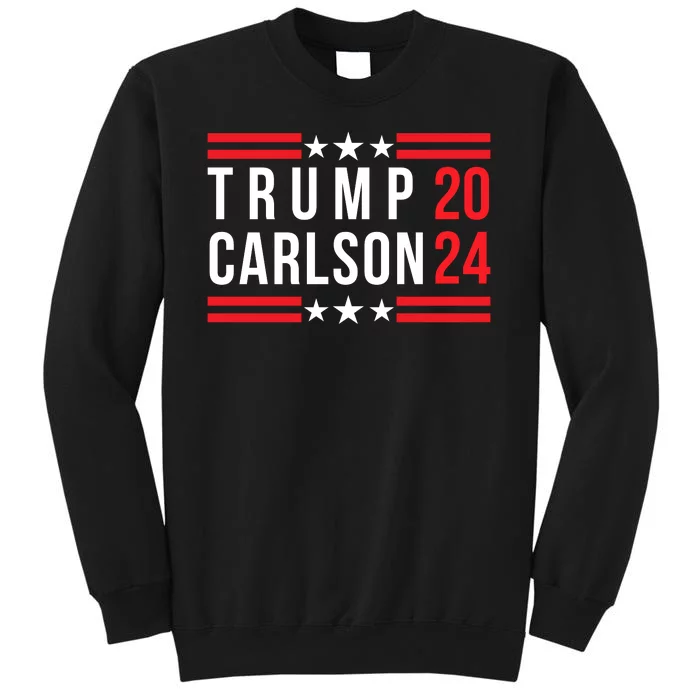 Trump Carlson 2024 Us Flag Pro America President Election Trumpcarlson Campaign Sweatshirt