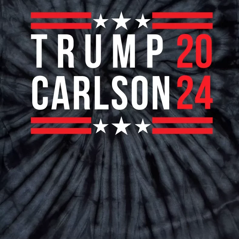 Trump Carlson 2024 Us Flag Pro America President Election Trumpcarlson Campaign Tie-Dye T-Shirt