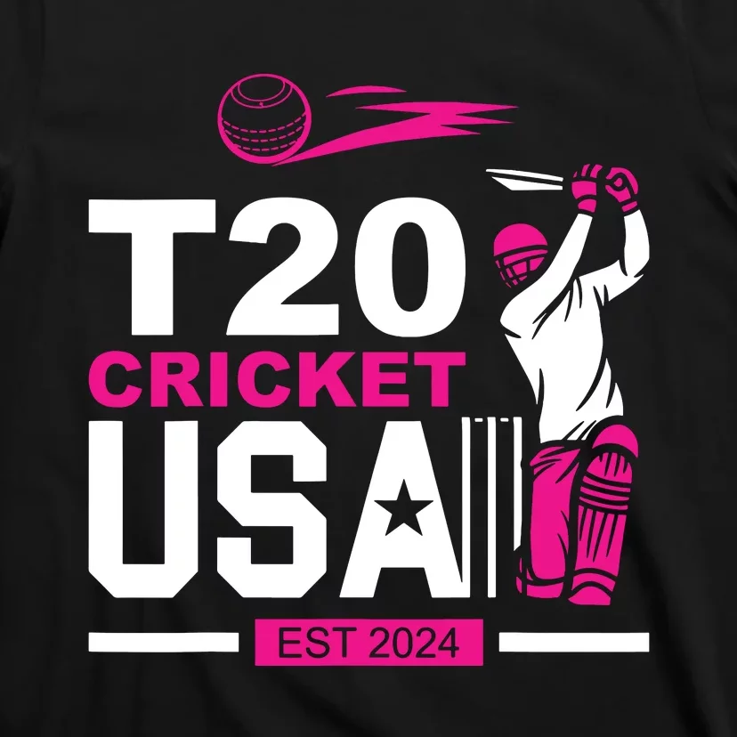 T20 Cricket 2024 Usa Cricket Fans T-Shirt