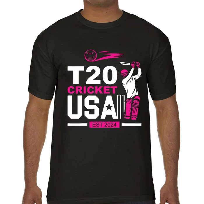 T20 Cricket 2024 Usa Cricket Fans Comfort Colors T-Shirt