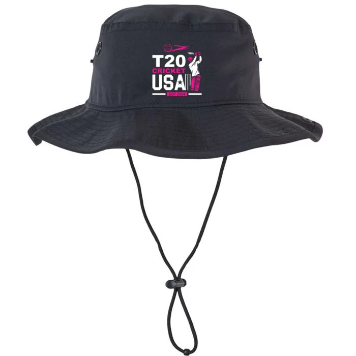 T20 Cricket 2024 Usa Cricket Fans Legacy Cool Fit Booney Bucket Hat