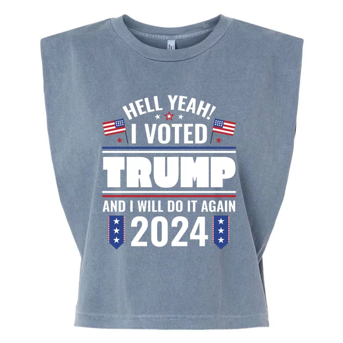 Trump Campaign 2024 Garment-Dyed Women's Muscle Tee