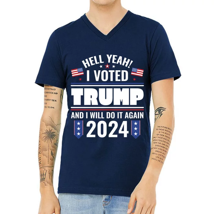 Trump Campaign 2024 V-Neck T-Shirt