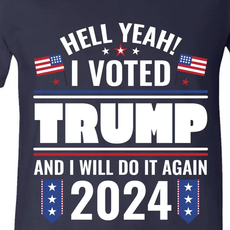 Trump Campaign 2024 V-Neck T-Shirt