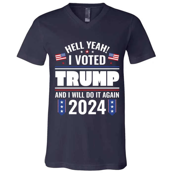 Trump Campaign 2024 V-Neck T-Shirt