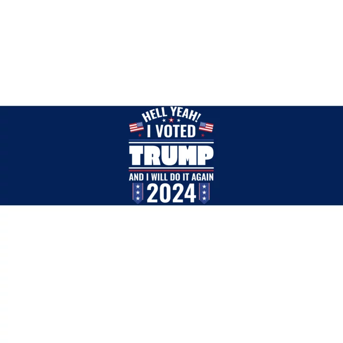 Trump Campaign 2024 Bumper Sticker