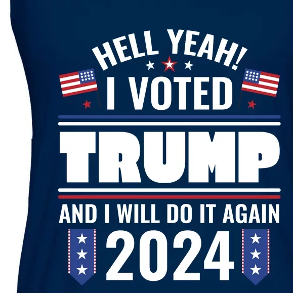 Trump Campaign 2024 Ladies Essential Flowy Tank