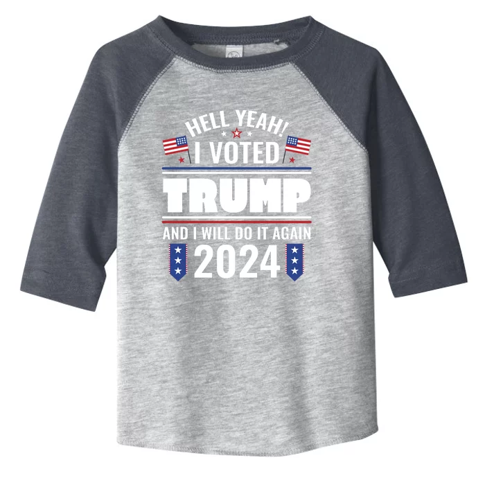 Trump Campaign 2024 Toddler Fine Jersey T-Shirt