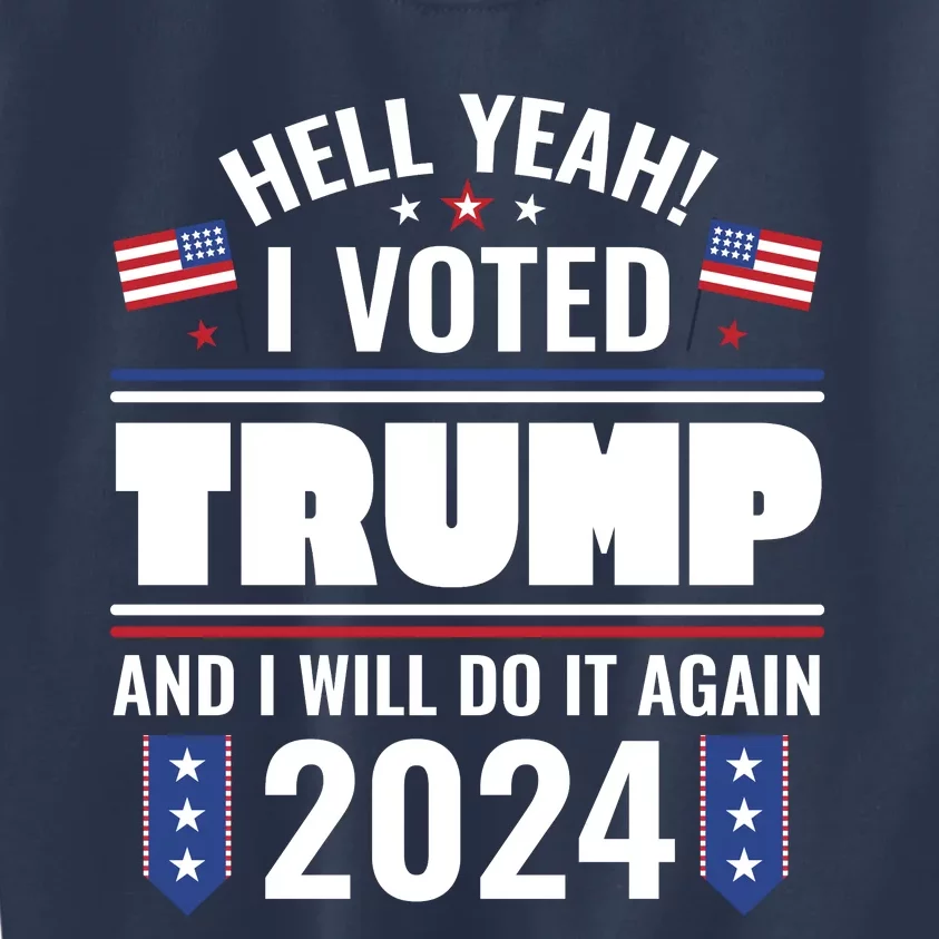 Trump Campaign 2024 Kids Sweatshirt