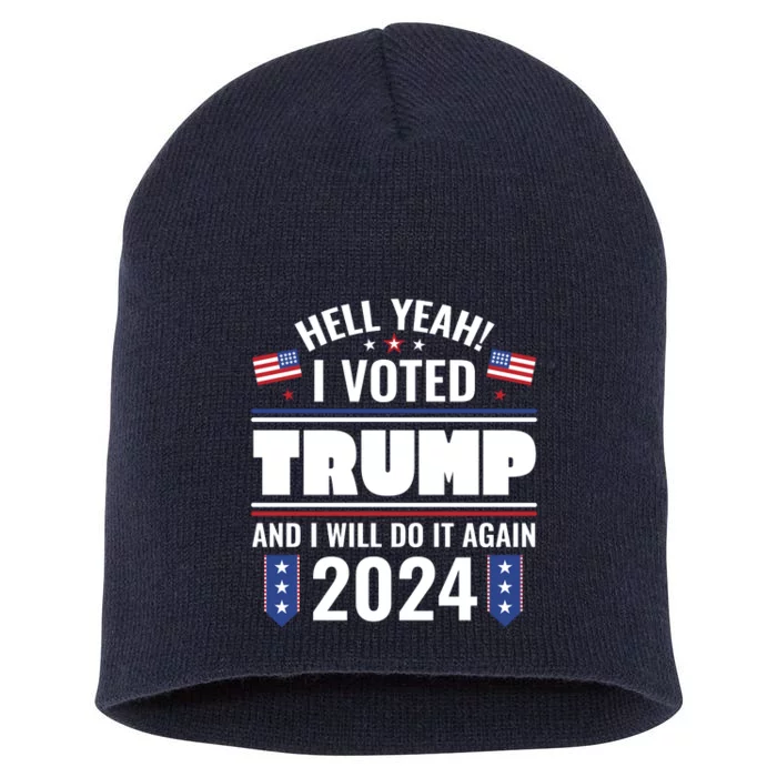 Trump Campaign 2024 Short Acrylic Beanie